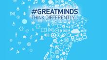 A hashtag great minds think differently image